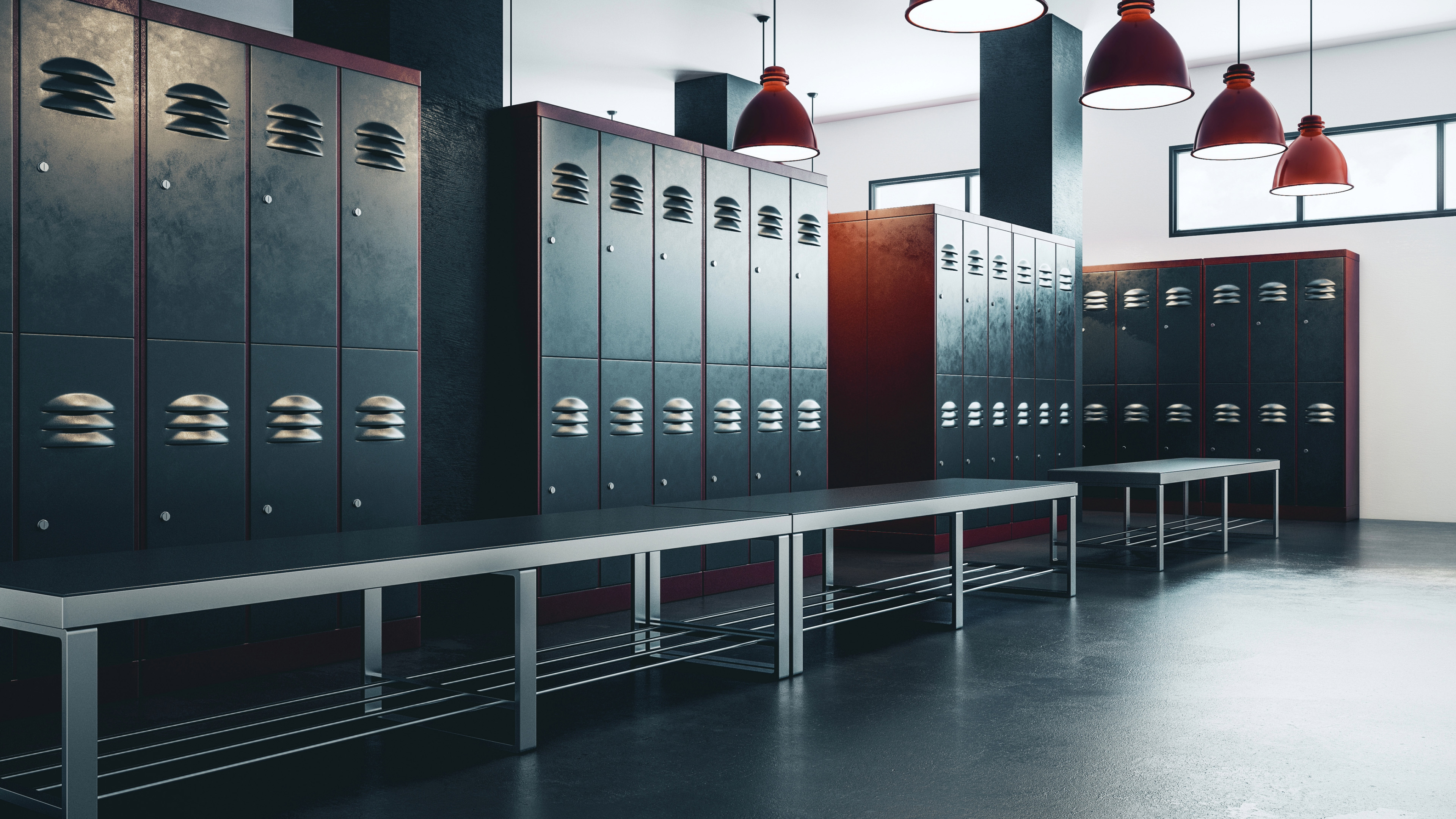 Armadietti tech con ricarica wireless e connessione device 